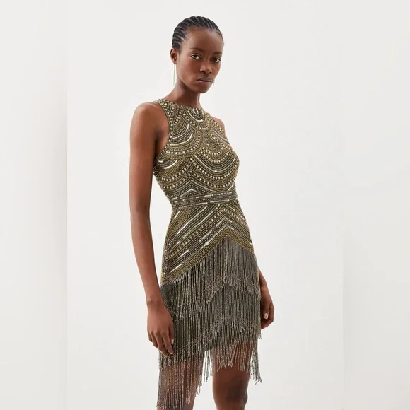 Maxi Dress Karen Millen Beaded Dress Mint Green Fringe Dress Strappy Sequin Dress Green Dress Qishma Maxi Dress Karen Millen Beaded Dress Mint Green Fringe Dress Strappy Sequin Dress Green Dress Qishma